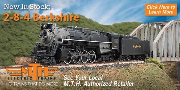 HO Berkshire Steam Locomotive With Smoking Whistle Arrives | MTH
